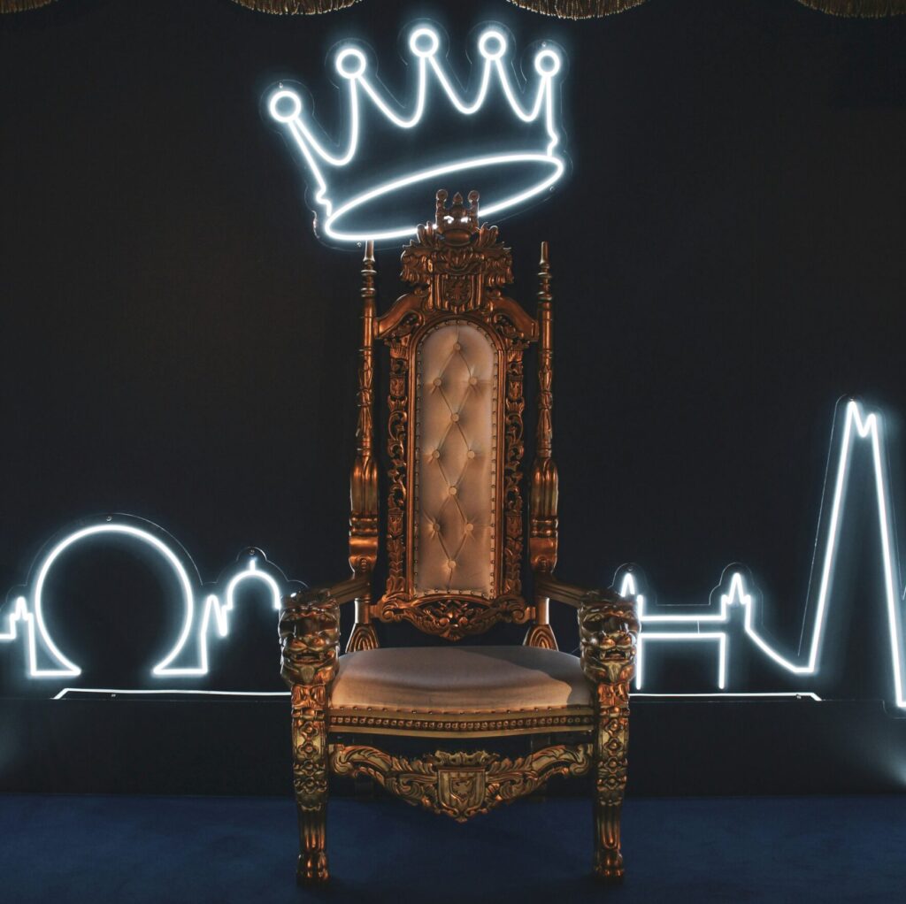 Different Gospel: 7 Alarming Signs You’re Following One and What To Do 2 An ornate empty throne beneath a glowing crown symbolizing how causes can replace Christ as King